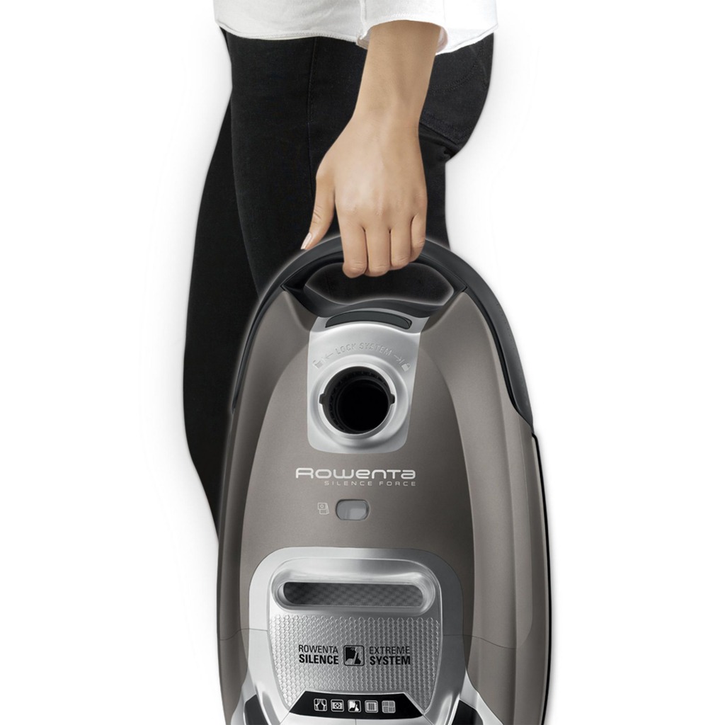 Rowenta RO7681EA Silence Force Cyclonic 4A Aspirapolvere Senza Sacco 750 Watt Classe A Colore Nero E Blu 219638 Zoom